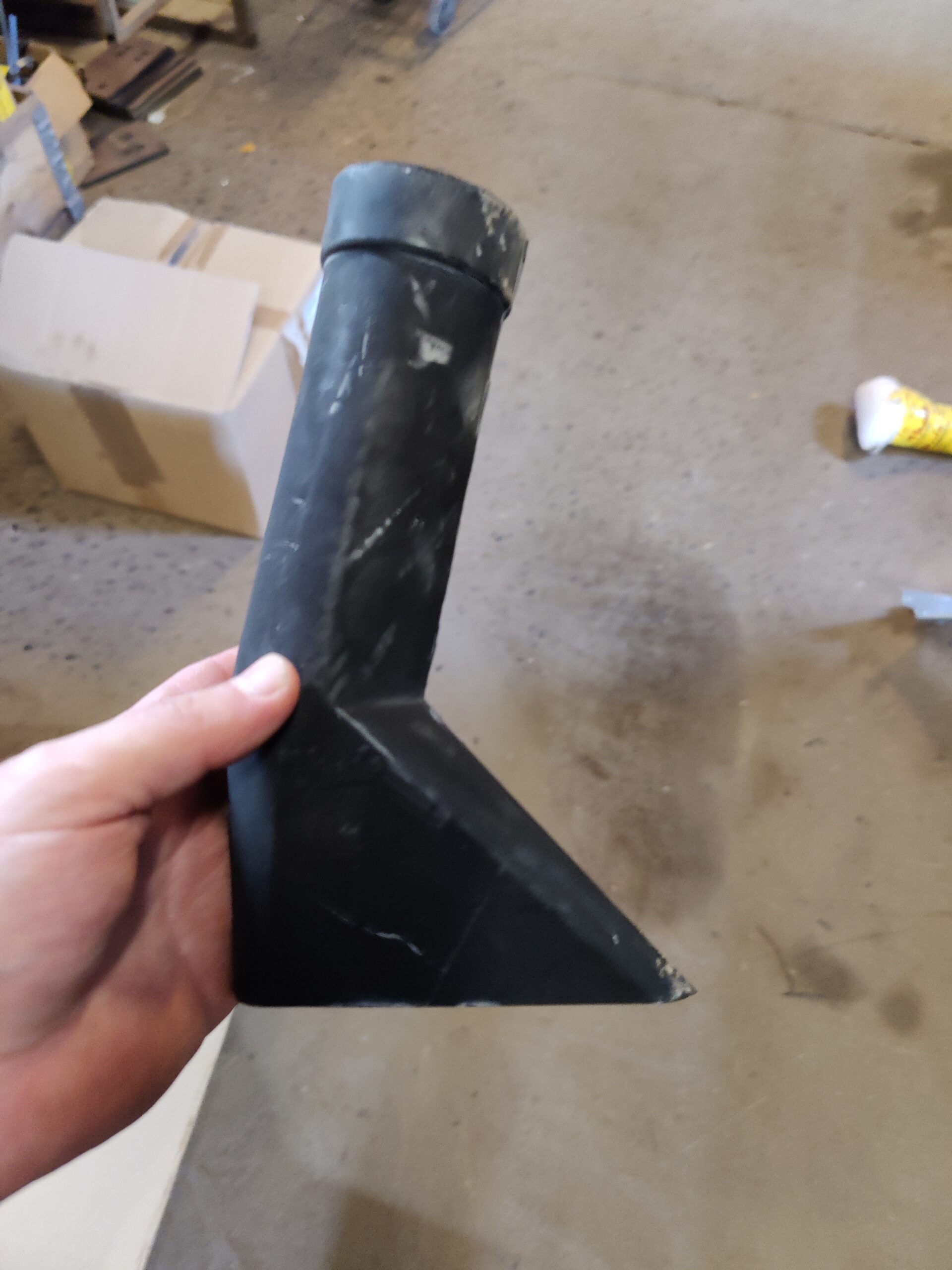 1100P059-02 Gummiudløb Ø50 ZB (kasse 6,9 kg. 30 stk)
